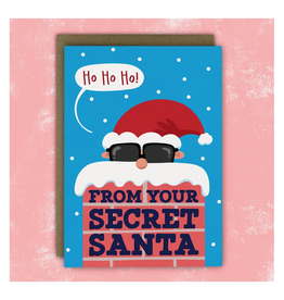 Secret Santa Spy Greeting Card