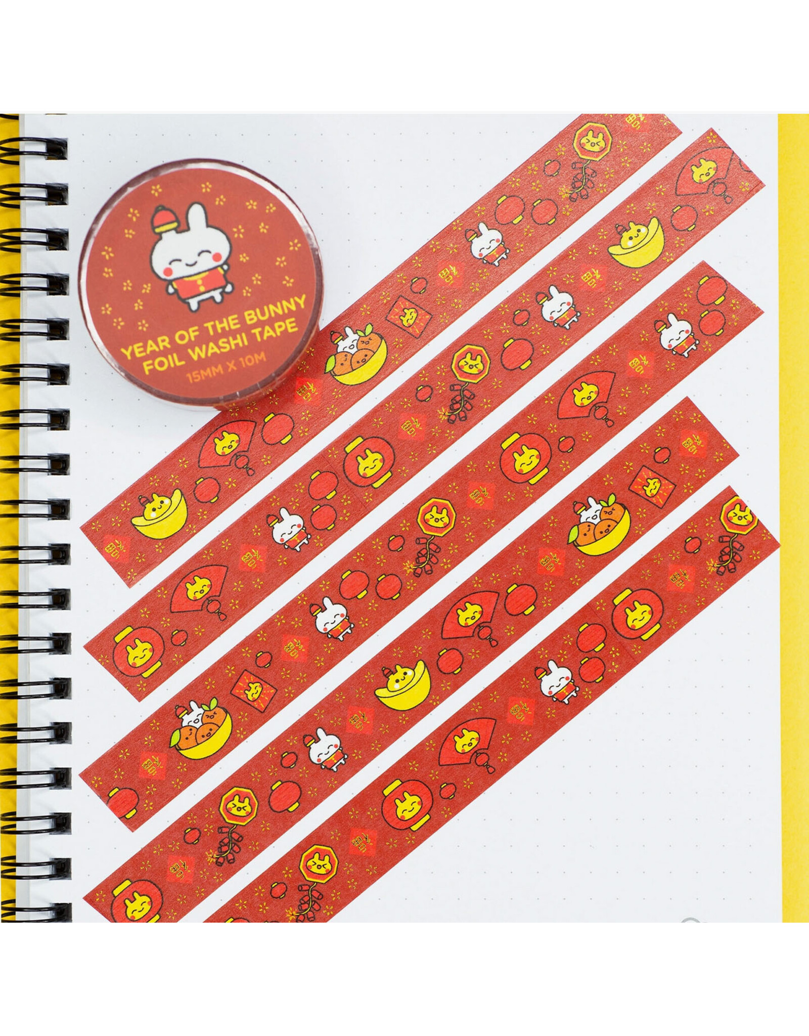 Lunar New Year Gold Foil Washi Tape