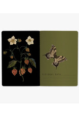Forest Flowers (Black) Notebook