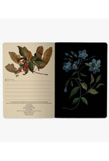Forest Flowers (Black) Notebook