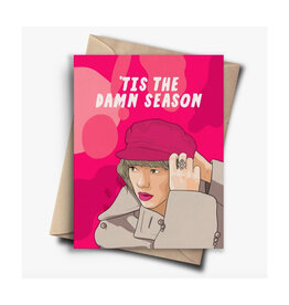 Taylor Swift Tis the Damn Season Christmas Card