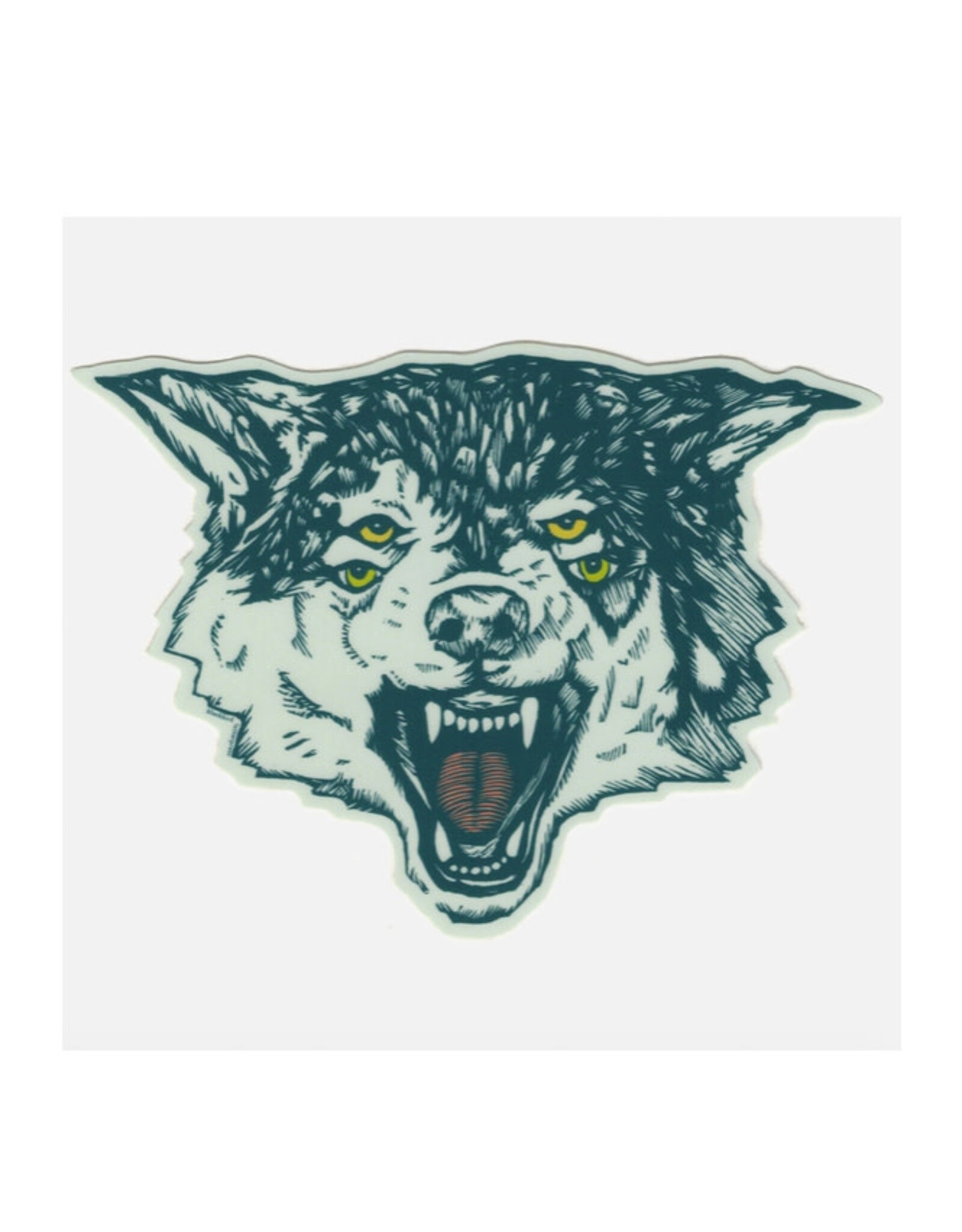 Wolf Head Sticker