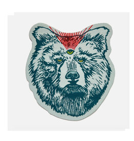 Grizzly Bear Woven Patch