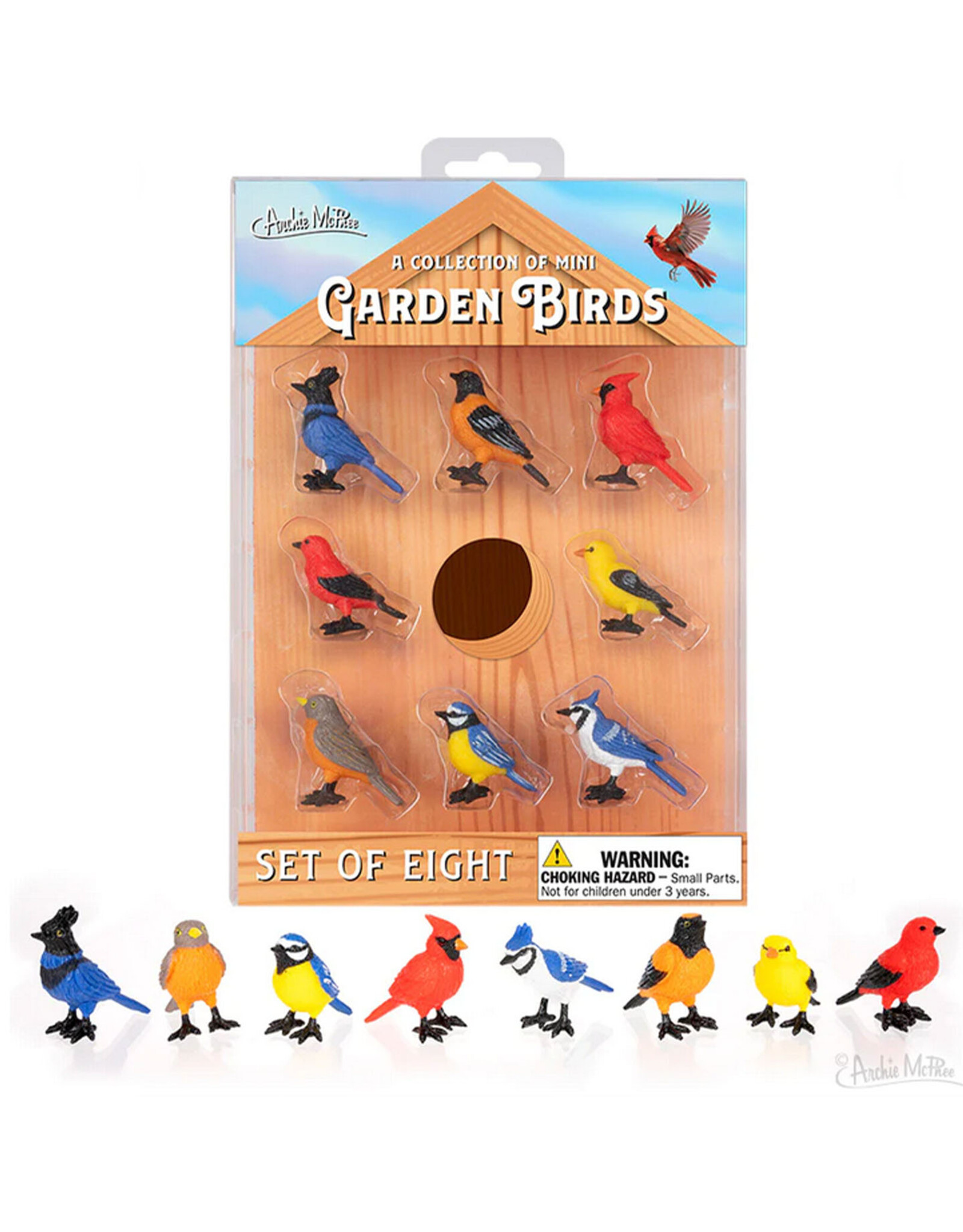 Collection of Mini Garden Birds