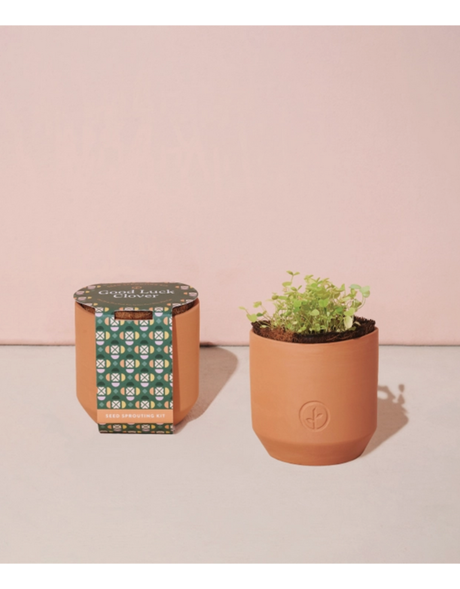 Tiny Terra Cotta - Good Luck Clover