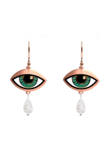 Ersa Eye & Tear Earrings - Jade