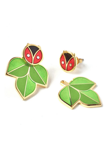 Coccinella Ladybug Jacket Earrings