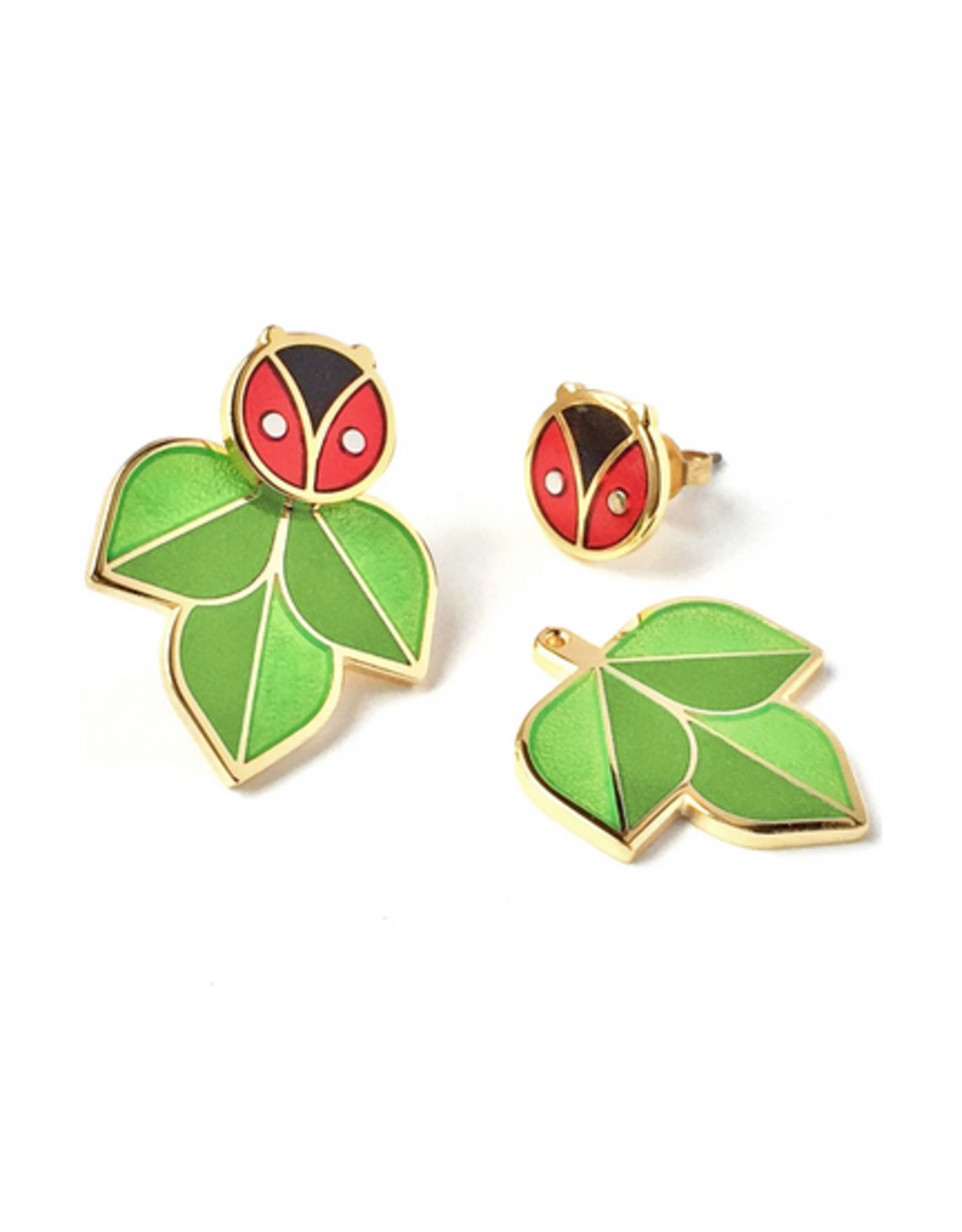 Coccinella Ladybug Jacket Earrings