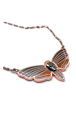 Atropos Moth Necklace - Copper
