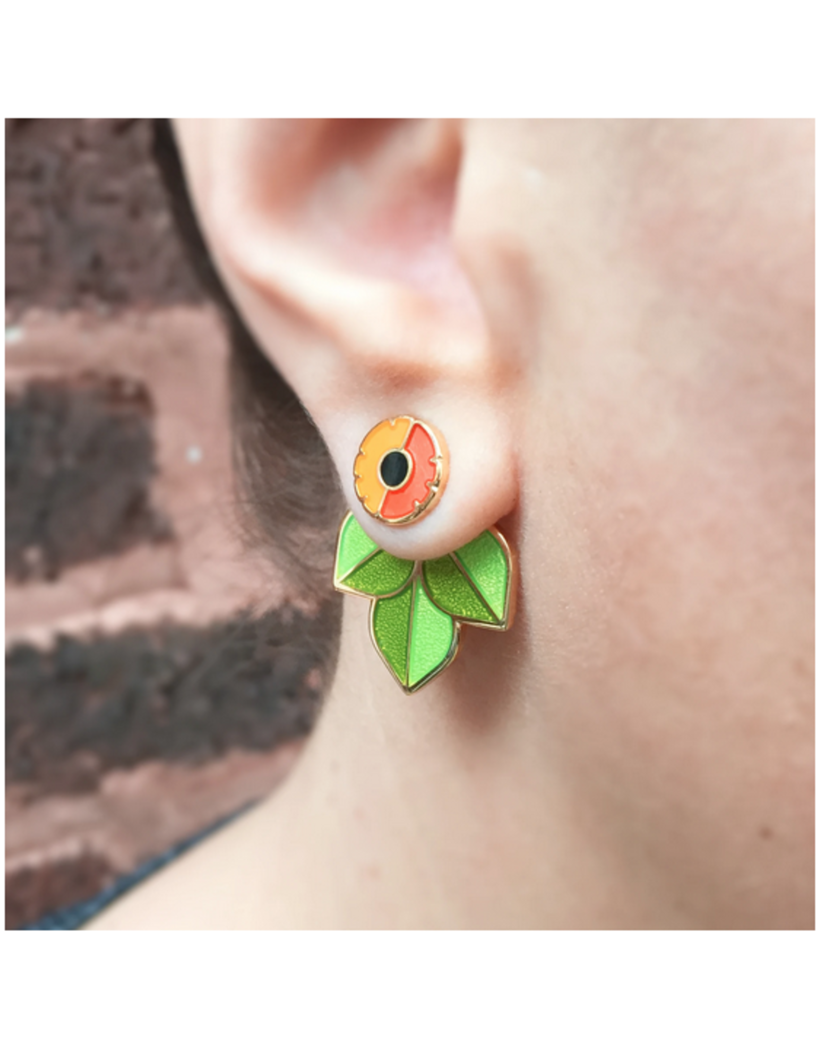 Anenome Jacket Earrings