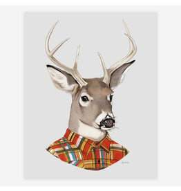 Deer in a Flannel Print