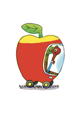 Lowly Apple Car Richard Scarry Tattoo Pair