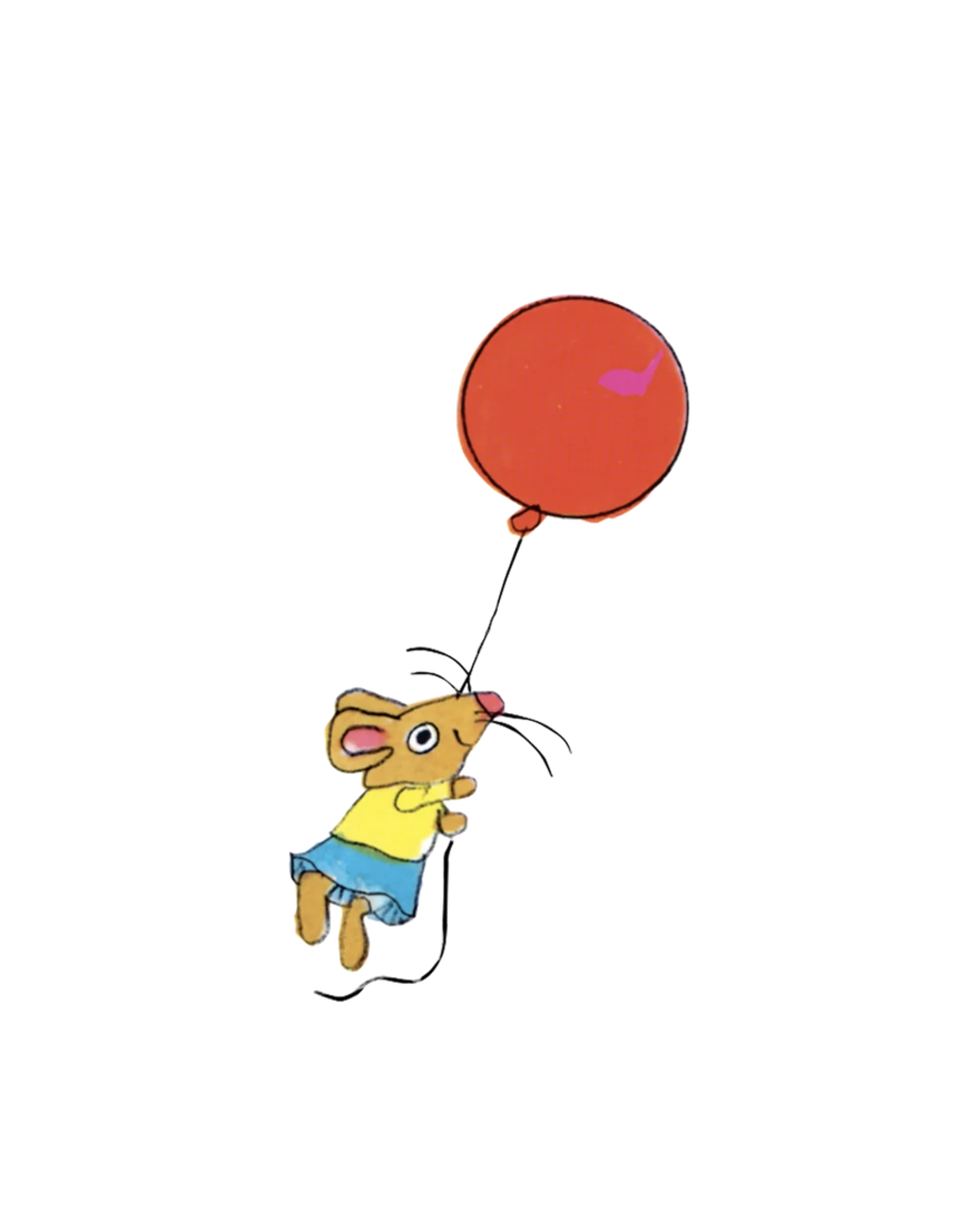 Mouse Balloon Richard Scarry Tattoo Pair