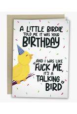 Talking Bird Birthday Greeting Card