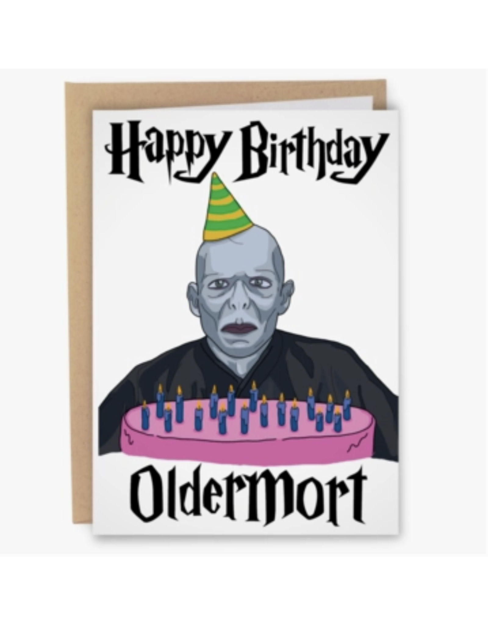 Happy Birthday Oldermort Greeting Card