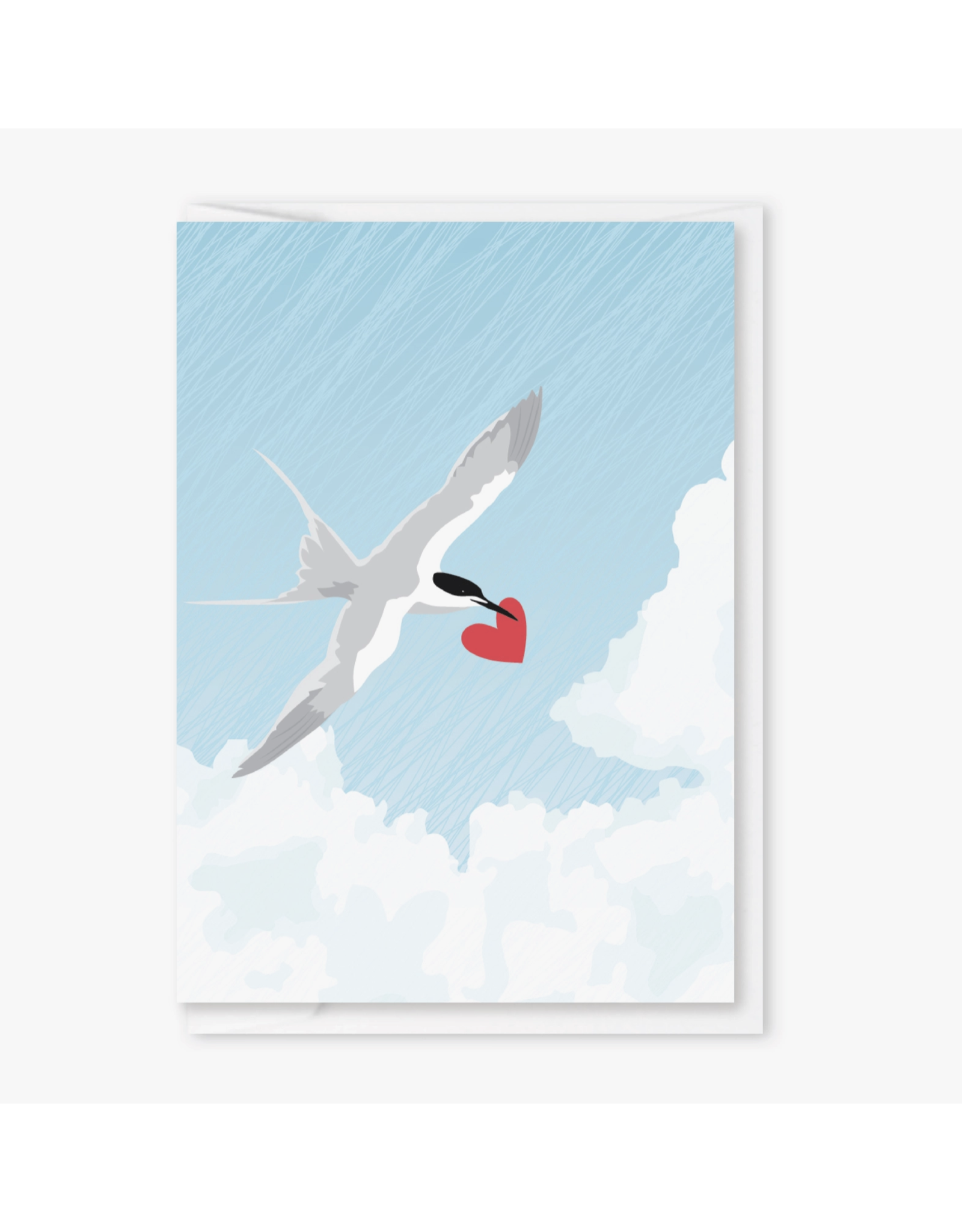 Tern With a Heart Mini Card