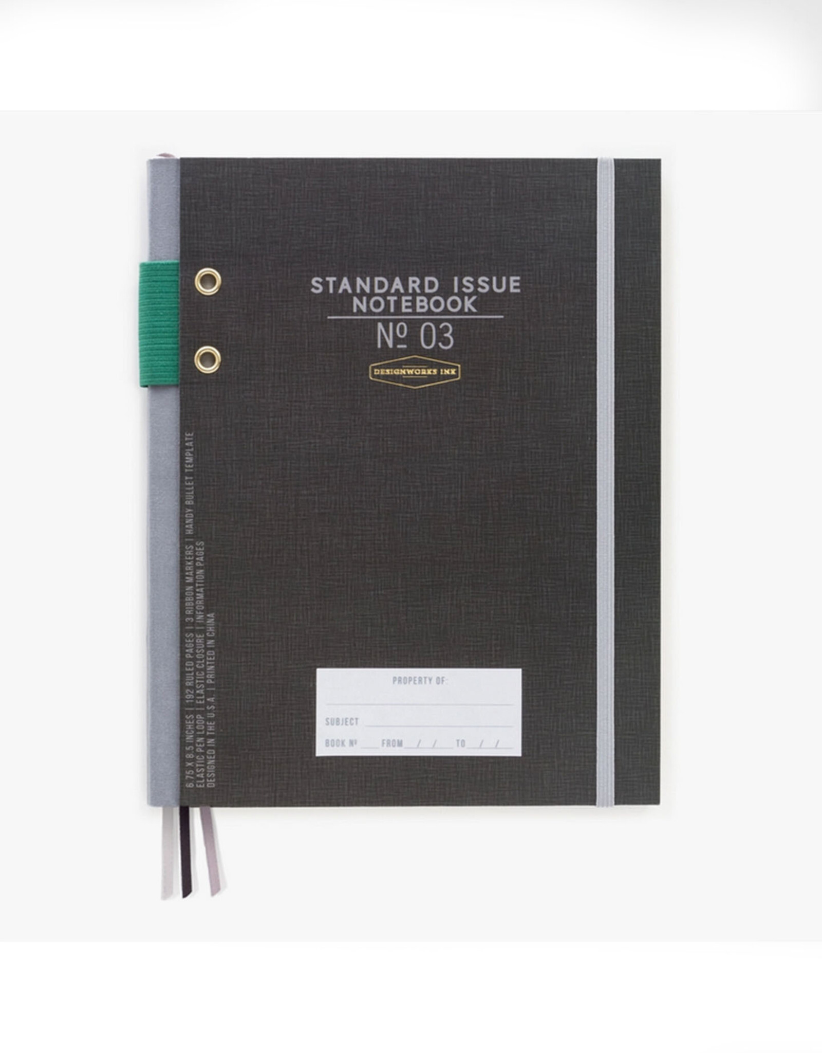 Standard Issue Notebook No. 03 -Black