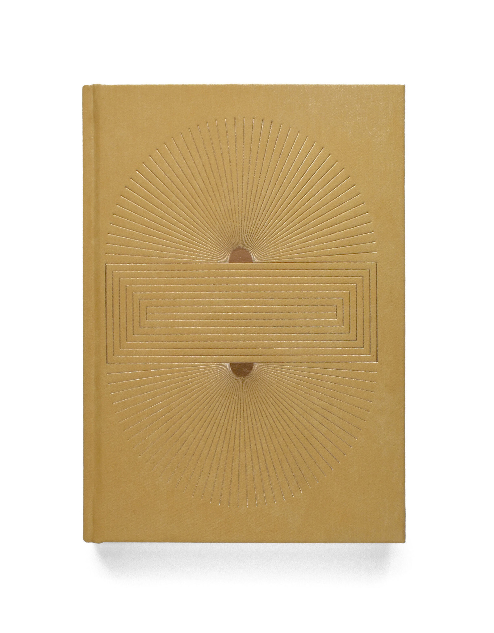 Radiant Suns Suede Journal - Ochre