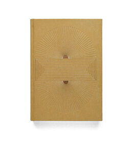 Radiant Suns Suede Journal - Ochre