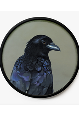 Wings on Wood - Crow Wings on Wood - Crow