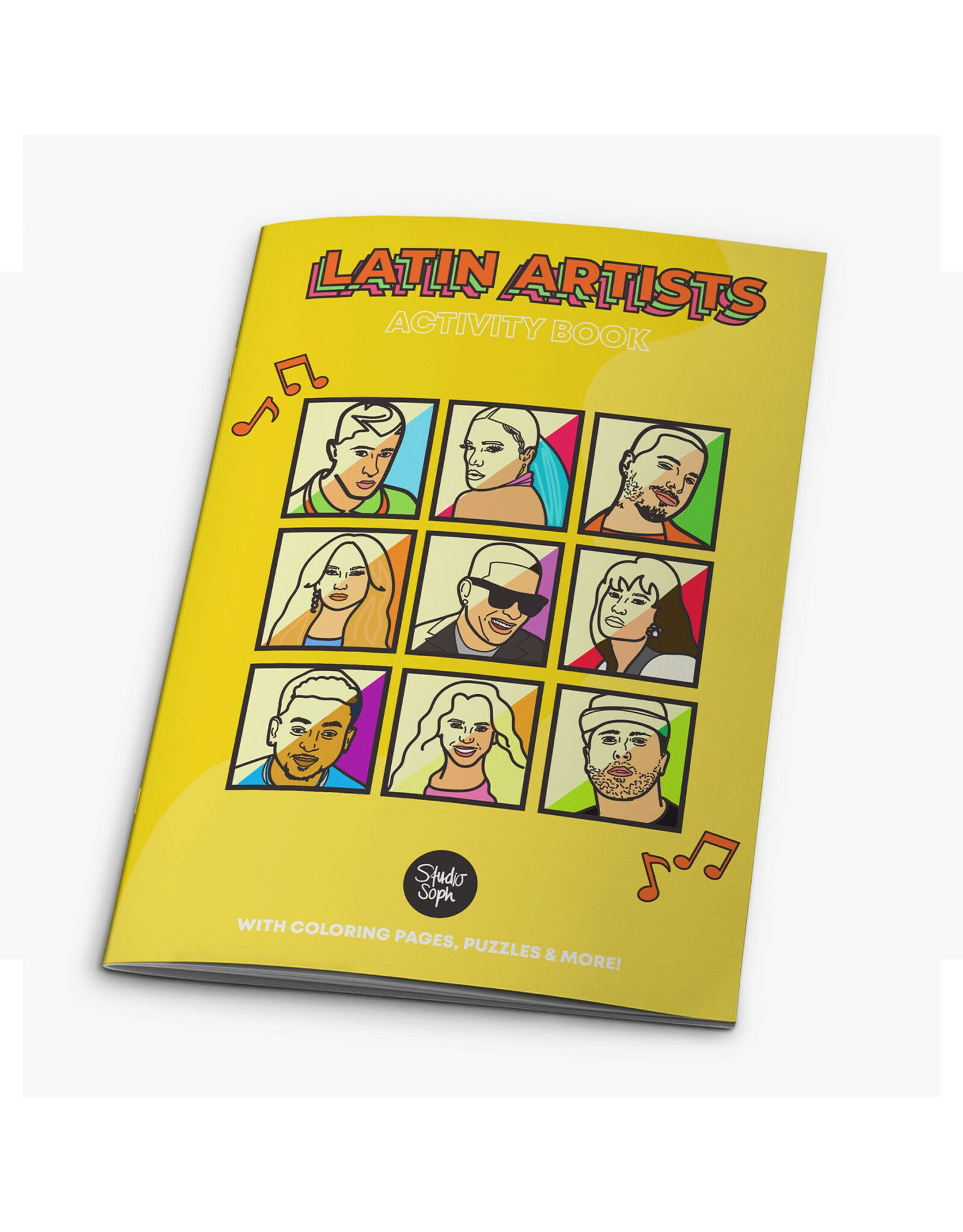 Latin Artists Activity Coloring Book