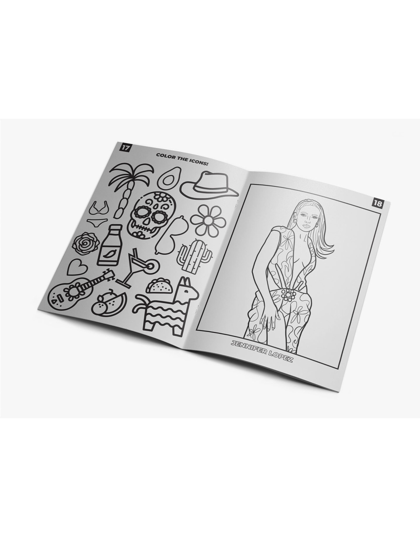Latin Artists Activity Coloring Book