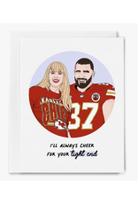 Travis Kelce and Taylor Swift Greeting Card