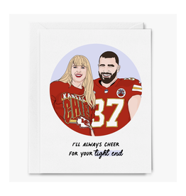 Travis Kelce and Taylor Swift Greeting Card