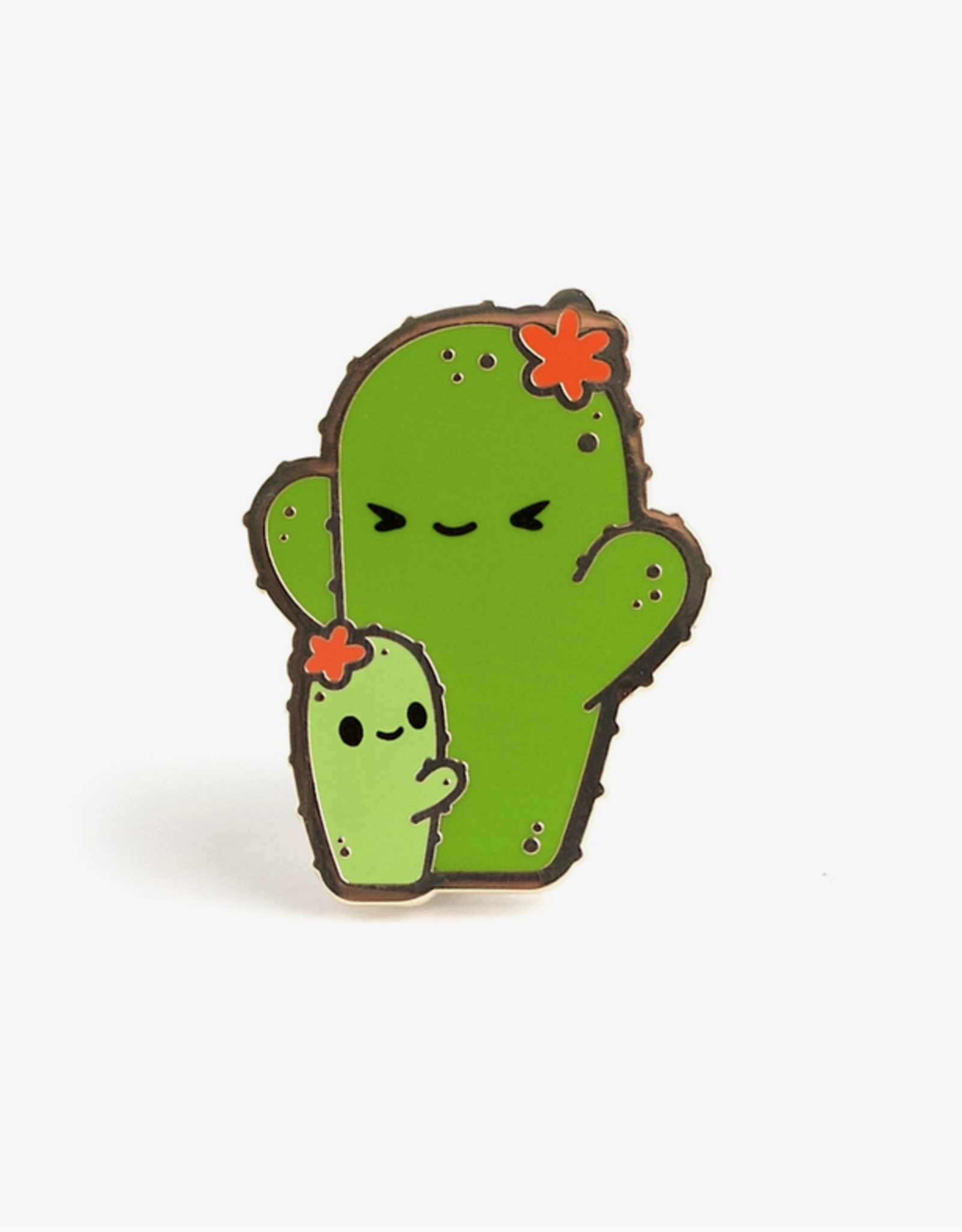 Cactus Hugs Enamel Pin