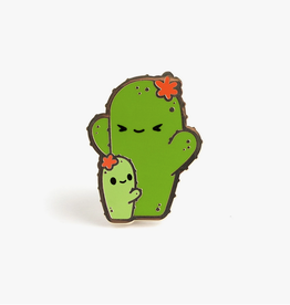 Cactus Hugs Enamel Pin