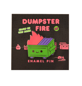 Lil Dumpster Fire Glow in the Dark Enamel Pin