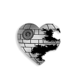 Love Is a Battle Station (Death Star) Enamel Pin