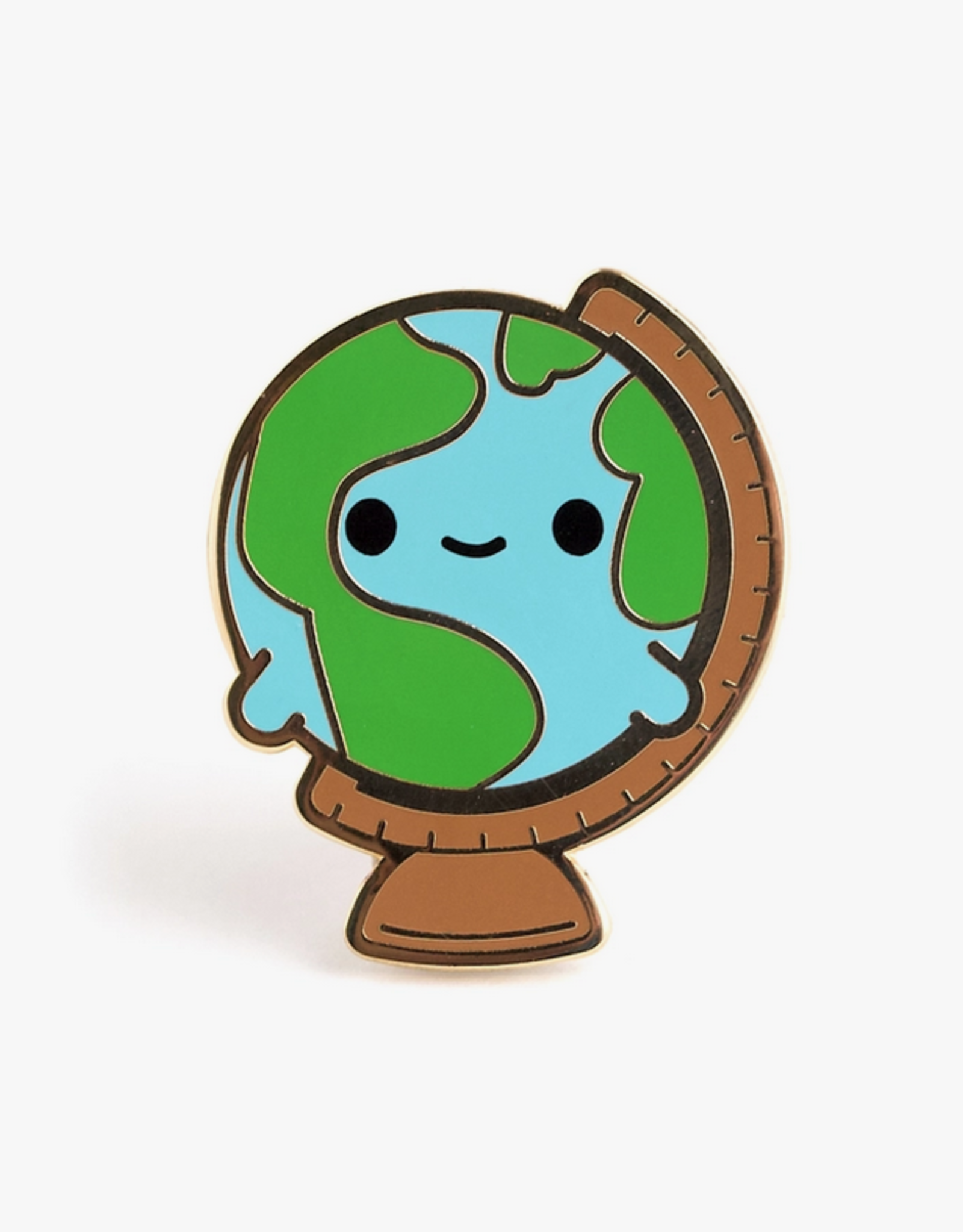 Globe Enamel Pin