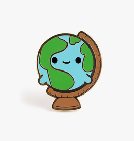 Globe Enamel Pin