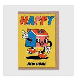 Happy New Home Cartoon Greeting Card
