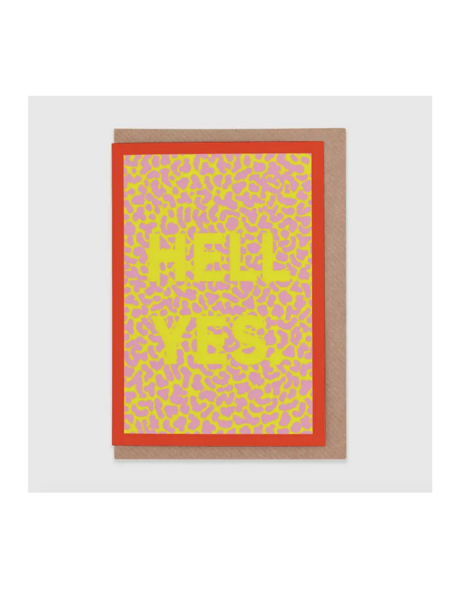 Hell Yes Psychedelic Greeting Card