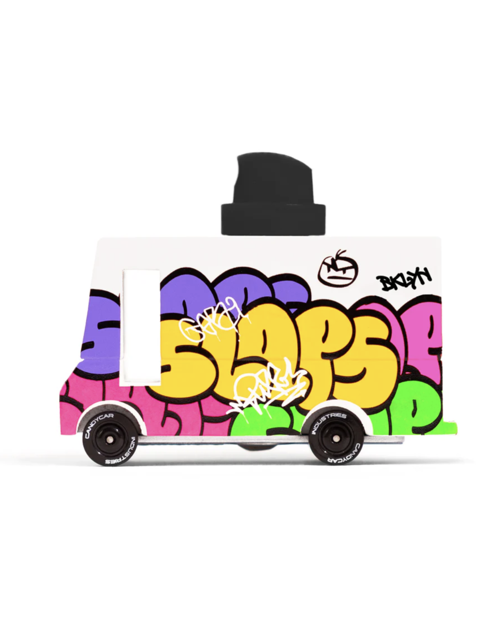 Black Graffiti Van