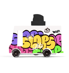 Black Graffiti Van