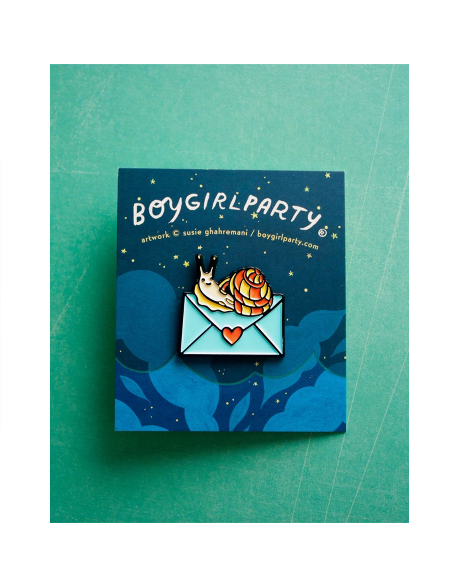 Snail Mail Enamel Pin