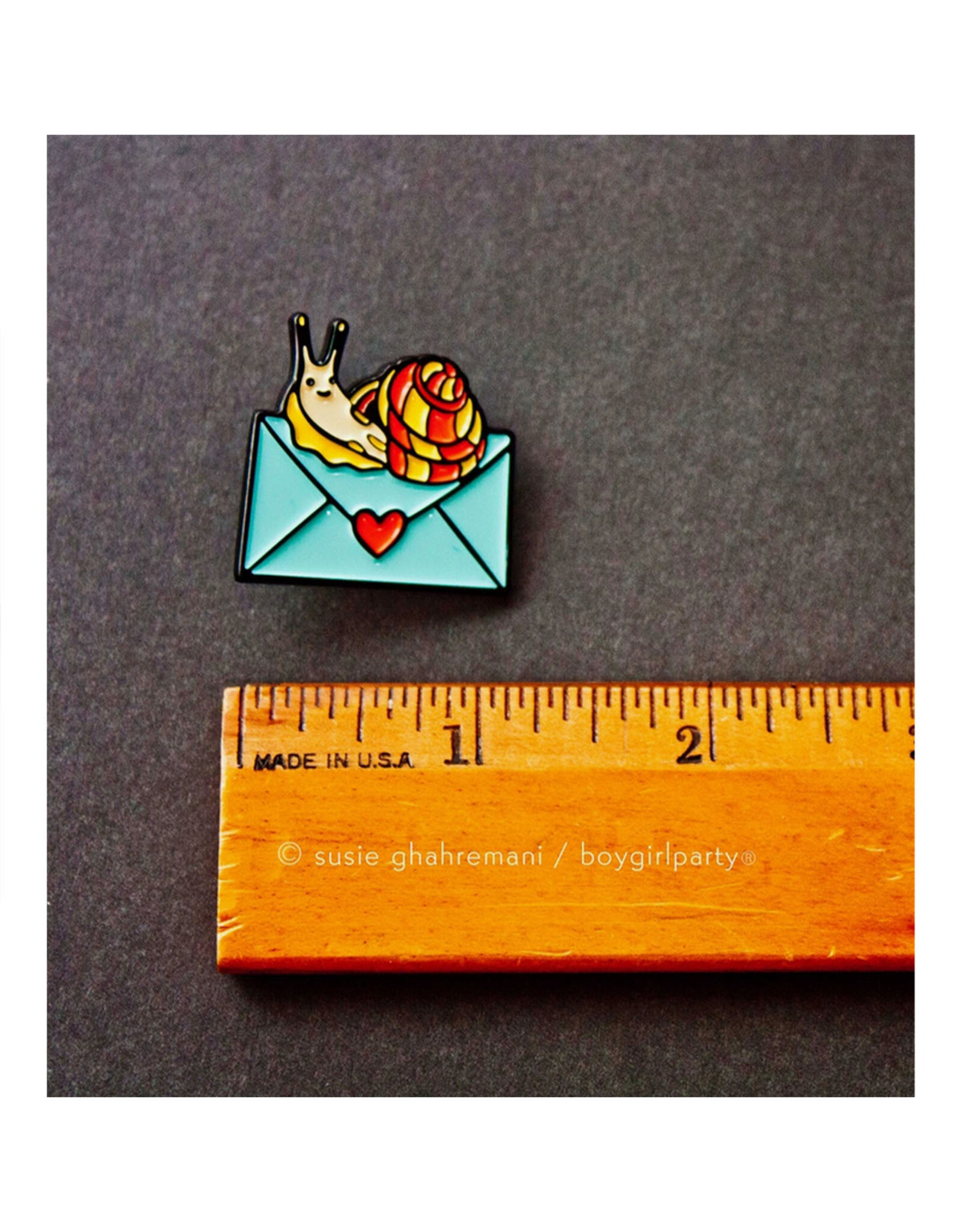 Snail Mail Enamel Pin