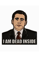 Michael Scott I Am Dead Inside Enamel Pin