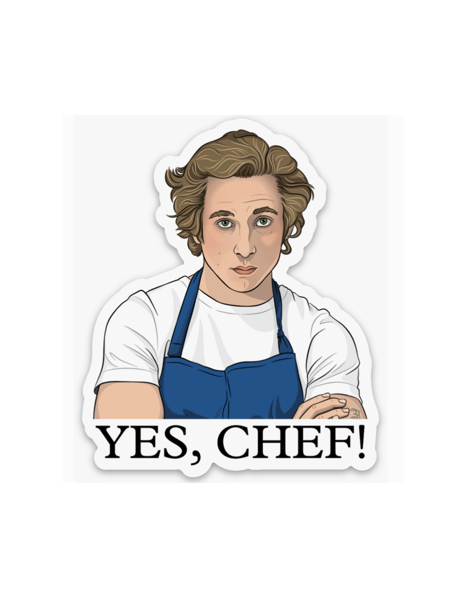 Yes Chef! The Bear Sticker (The Found)