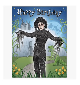 Edward Scissorhands Birthday Greeting Card