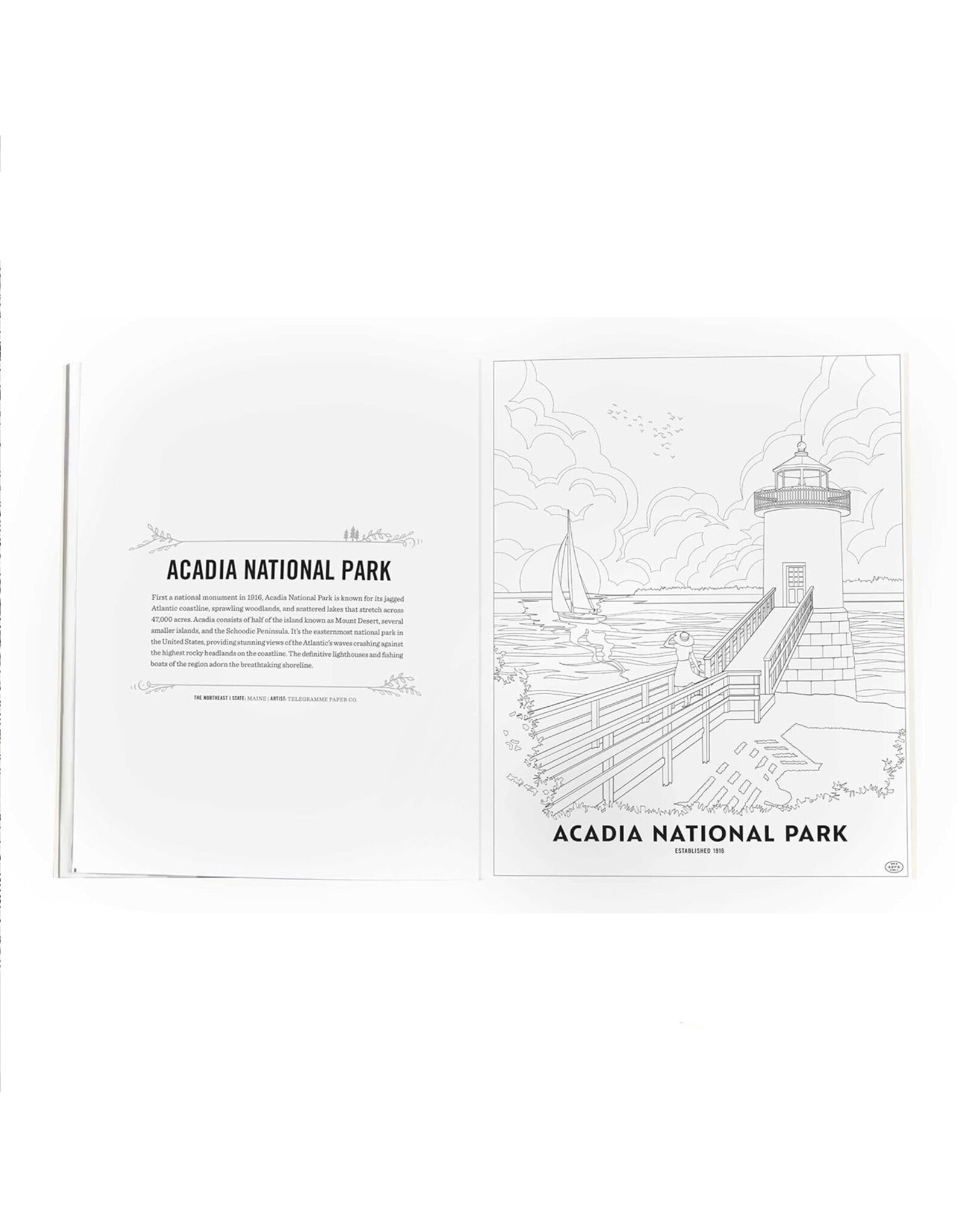 The Art of the National Parks: Coloring Book