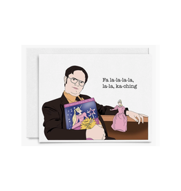 The Office Dwight Princess Sparkle Christmas Greeting Card