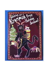 Krampus Free Holiday Season Greeting Card