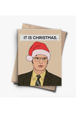 It's Christmas. Dwight The Office Greeting Card