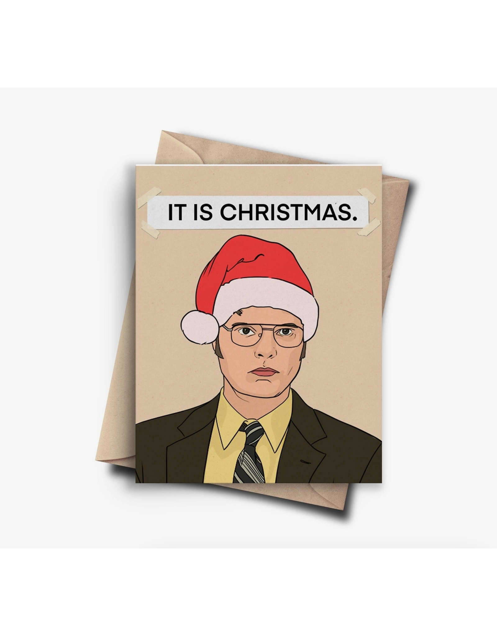 It's Christmas. Dwight The Office Greeting Card