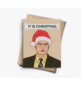 It's Christmas. Dwight The Office Greeting Card