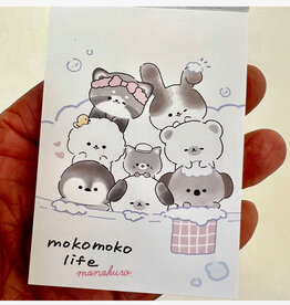 Moko Moko Animal Bath Mini Notepad